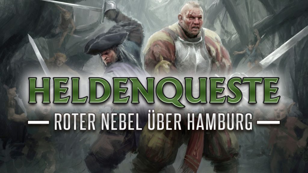 Roter Nebel über Hamburg